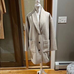 Lucky Brand winter coat tan/gray - size Large
